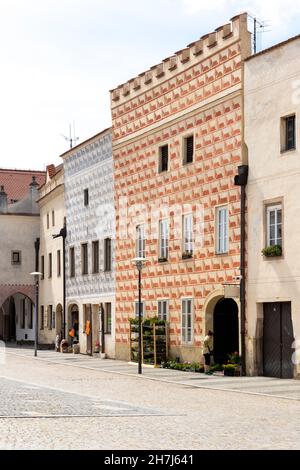 La ville d'Olad Slavonice en République tchèque Banque D'Images