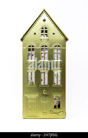 M&S Shortbread Light Up House Banque D'Images