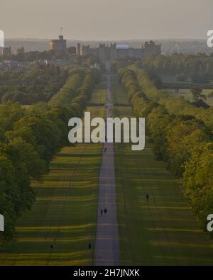 Le long Walk, Windsor Great Park Banque D'Images