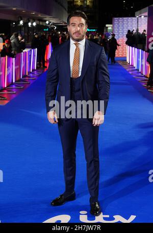 James Lock assistant à l'ITV Palooza qui s'est tenu au Royal Festival Hall, Southbank Centre, Londres.Date de la photo: Mardi 23 novembre 2021. Banque D'Images