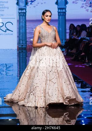 National Asian Wedding show 2021 Londres - India Fashion week 2021 Londres Banque D'Images