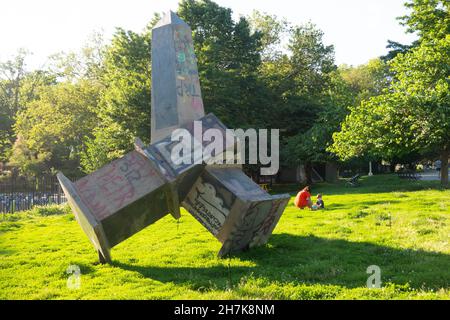 McCarren Park dans le quartier Greenpoint et Williamsburg de Brooklyn, New York Banque D'Images