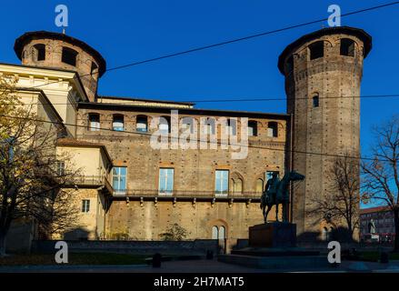 Façade arrière du palais Madama, Turin Banque D'Images