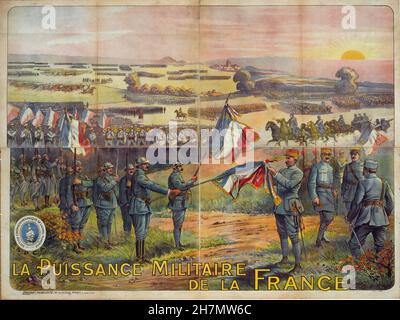 La puissance militaire de la France - 1917 Banque D'Images