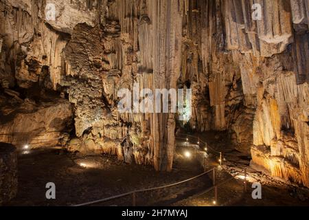 Grotte de Melidoni, Crète, Grèce Banque D'Images