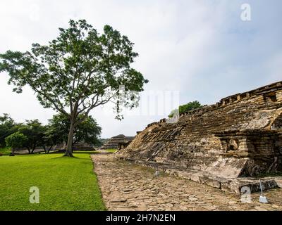 Patrimoine mondial de l'UNESCO site archéologique précolombien El Tajin, Veracruz, Mexique Banque D'Images