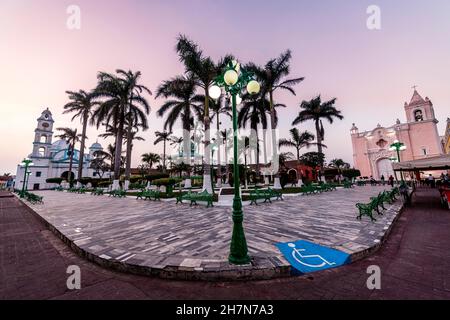 Site mondial de l'UNESCO pour l'hertiage Mexique Tlacotalpan, Veracruz, Mexique Banque D'Images