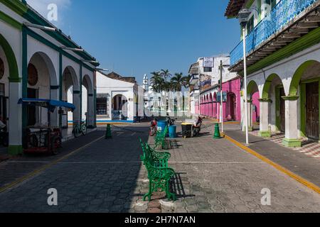 Site mondial de l'UNESCO pour l'hertiage Mexique Tlacotalpan, Veracruz, Mexique Banque D'Images