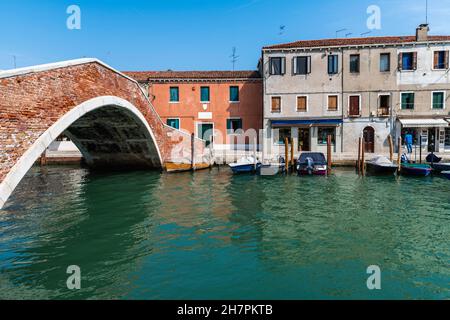 Murano.Glassworks entre l'art et le lagon. Banque D'Images