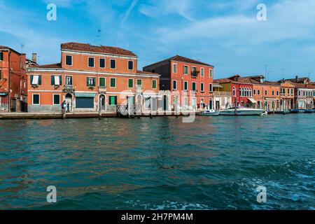 Murano.Glassworks entre l'art et le lagon. Banque D'Images