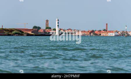 Murano.Glassworks entre l'art et le lagon. Banque D'Images