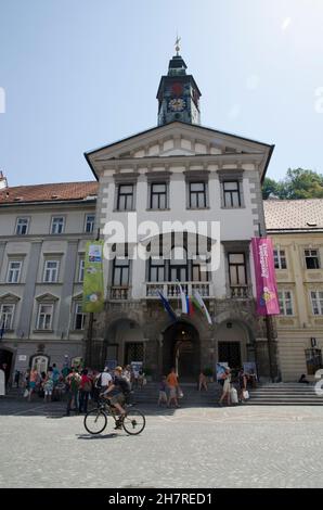 Hôtel de ville de Ljubljana Slovénie Banque D'Images