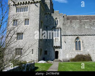 Château de St Donats / Atlantic College, pays de Galles, Royaume-Uni Banque D'Images