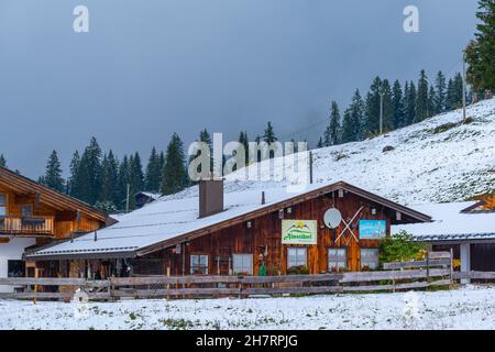 Winklmoosalm ou Winklmoos Alp, plateau élevé 1170m ASL, Reit im Winkl, Chiemgau, haute-Bavière, Alpes bavaroises,Allemagne du Sud, Europe Banque D'Images