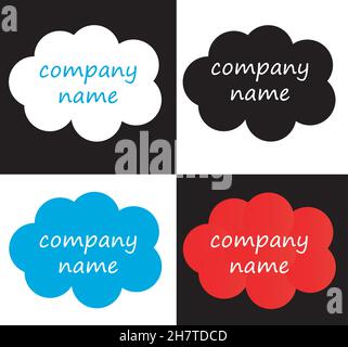 Collection de formes vectorielles de logo, illustration vectorielle conceptuelle de logotype Illustration de Vecteur