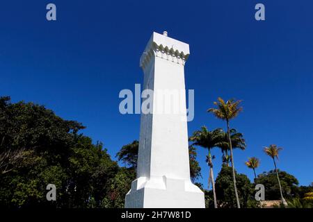 Porto Seguro, Bahia, Brésil - 18 juillet 2021 : monument du phare de Porto Seguro, situé dans le centre historique Banque D'Images