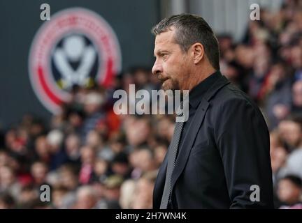 Photo du dossier datée du 20-11-2021, de Slavisa Jokanovic, gestionnaire de Sheffield United.Sheffield United a fait équipe avec le directeur Slavisa Jokanovic et l'a remplacé par Paul Heckingbottom.Date d'émission : jeudi 25 novembre 2021. Banque D'Images