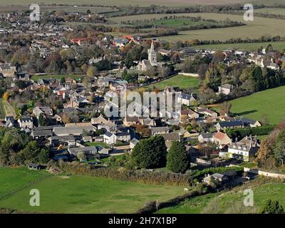 Peterborough, Royaume-Uni.22 novembre 2021.Une vue vers Castor et Ailsworth près de Peterborough, Cambridgeshire, Royaume-Uni, le 22 novembre 2021 crédit: Paul Marriott/Alay Live News Banque D'Images