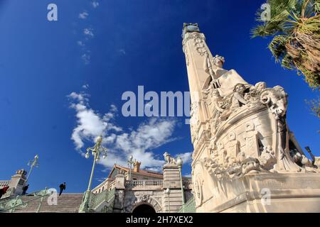 Marseille, gare Saint Charles, Bouches du Rhône, 13, PACA Banque D'Images