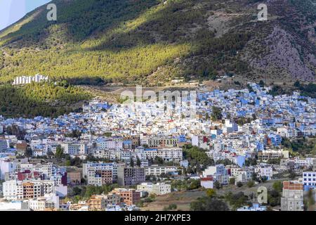 Chefchaouen, Chefchaouen, États-Unis.6 novembre 2021.Chefchaouen est une ville du nord-ouest du Maroc et est réputé pour ses bâtiments dans les tons de bleu.(Credit image: © Walter G Arce SR Grindstone Medi/ASP via ZUMA Press Wire) Banque D'Images