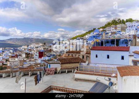 Chefchaouen, Chefchaouen, États-Unis.6 novembre 2021.Chefchaouen est une ville du nord-ouest du Maroc et est réputé pour ses bâtiments dans les tons de bleu.(Credit image: © Walter G Arce SR Grindstone Medi/ASP via ZUMA Press Wire) Banque D'Images
