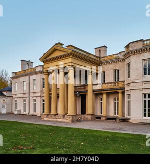 Château de Dundurn.Une fois à la maison de sir Allan Napier MacNab, magnat des chemins de fer, avocat et premier ministre des Canadas Unis (1854-1856) et de sa famille. Banque D'Images