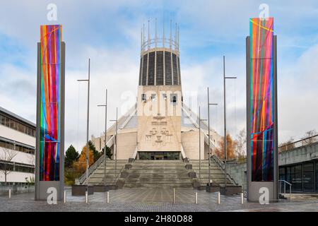 Cathédrale Métropolitaine de Liverpool, Liverpool, Merseyside, England, UK Banque D'Images