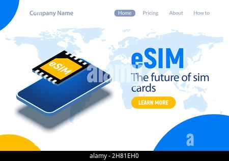 Technologie Gade carte numérique micro-puce téléphone GSM vecteur mobile concept.Technologie Gade Illustration de Vecteur