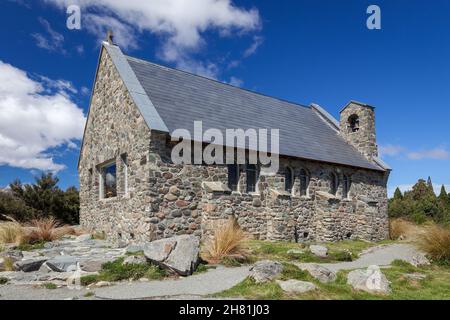 Le Lac Tekapo, RÉGION DU MACKENZIE/Nouvelle-zélande - 23 février : église du Bon Pasteur au Lac Tekapo en Nouvelle-Zélande le 23 février 2012 Banque D'Images