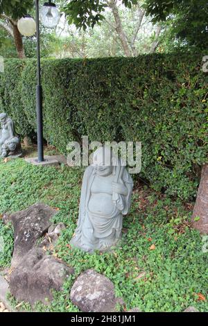 Le Temple bouddhiste zu lai - statues des moines ou des Arhats - Cotia- São Paulo- Brésil. Banque D'Images