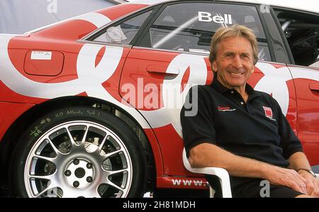 Derek Bell à l'Audi A4 à la course Speedvision World GT Challenge Road Atlanta Georgia USA 9/2000 Banque D'Images