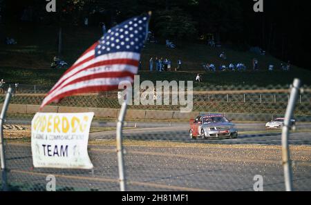 Derek Bell à l'Audi A4 à la course Speedvision World GT Challenge Road Atlanta Georgia USA 9/2000 Banque D'Images