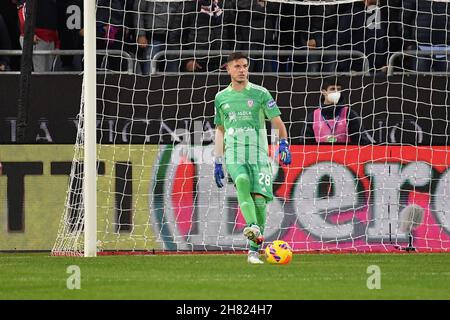 Cagliari, Italie.26 novembre 2021.Alessio Cragno de Cagliari Calcio pendant Cagliari Calcio vs US Salernitana, football italien série A match à Cagliari, Italie, novembre 26 2021 crédit: Agence de photo indépendante/Alamy Live News Banque D'Images