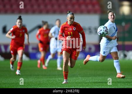 Natasha Harding #11 de Wales femmes en action Banque D'Images