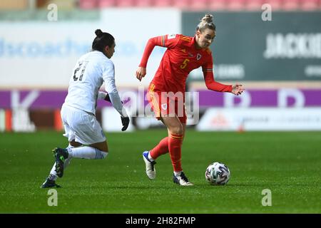 Llanelli, Royaume-Uni.26 novembre 2021.Rhiannon Roberts #5 de Wales Women à Llanelli, Royaume-Uni, le 11/26/2021.(Photo par Ashley Crowden/News Images/Sipa USA) crédit: SIPA USA/Alay Live News Banque D'Images