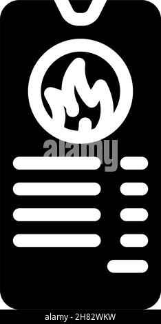 illustration vectorielle de l'icône du glyphe de l'application téléphone du compteur de calories Illustration de Vecteur