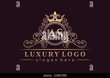 COMME lettre initiale Or calligraphique féminin floral dessiné à la main heraldic monogramme ancien style vintage luxe logo design Premium Illustration de Vecteur