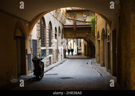 Dans les ruelles de la vieille ville.Florence, Italie Banque D'Images