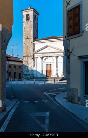 Ancien centre historique Lombard de Cividale del Friuli Banque D'Images