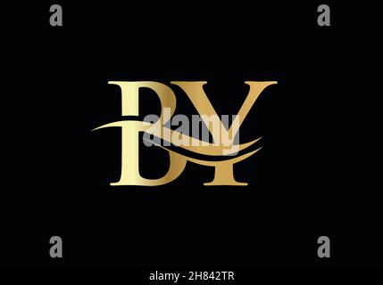 Modèle de vecteur de logo initial PAR lettre.Logo Swoosh de la lettre.PAR vecteur de logo Illustration de Vecteur