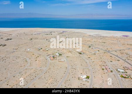 Sultan Sea, Desert Shores, Californie Banque D'Images
