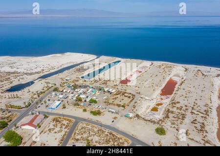 Sultan Sea, Desert Shores, Californie Banque D'Images