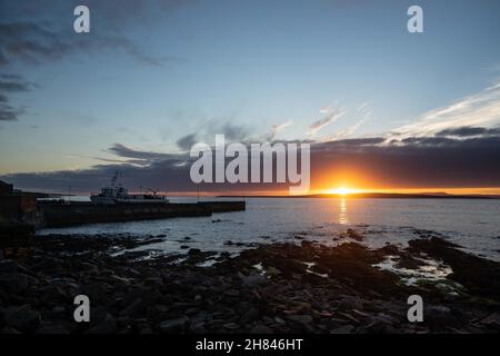 John O Groats, fin des jours Banque D'Images