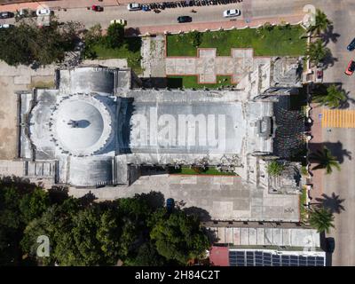 Ancienne église située à Valladolid nommée 'son Servasio', dans le Yucatan, Mexique Banque D'Images