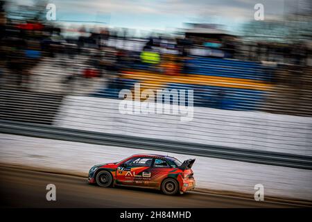 95 Yury BELEVSKIY (CHE) de l'équipe Voland Racing KFT. Du monde RX, action pendant le monde RX de l'Allemagne, 8e et 9e tour du Championnat du monde de la FIA 2021, FIA WRX, du 27 et 28 novembre sur le Nürburgring, à Nürburg, Allemagne - photo Paulo Maria / DPPI Banque D'Images