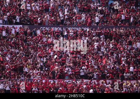 Uruguay - 11/27/2021 - LIBERTADORES 2021 FINAL, PALMEIRAS X FLAMENGO - fans pendant le match entre Palmeiras et Flamengo au stade Centenario pour le championnat Copa Libertadores 2021.Photo: Ettore Chiereguini/AGIF/Sipa USA Banque D'Images