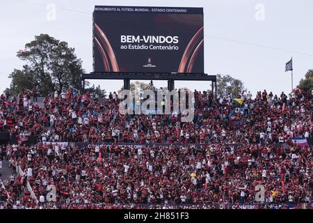 Uruguay - 11/27/2021 - LIBERTADORES 2021 FINAL, PALMEIRAS X FLAMENGO - fans pendant le match entre Palmeiras et Flamengo au stade Centenario pour le championnat Copa Libertadores 2021.Photo: Ettore Chiereguini/AGIF/Sipa USA Banque D'Images