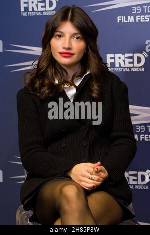 27 novembre 2021, Turin, Italie: Turin, Italie.27 novembre 2021.L'actrice italienne Carlotta Antonelli est invitée du Festival du film de Turin 2021.(Photo de Marco Destefanis / Pacific Press) (photo de crédit : © Marco Destefanis/Pacific Press via ZUMA Press Wire) Banque D'Images