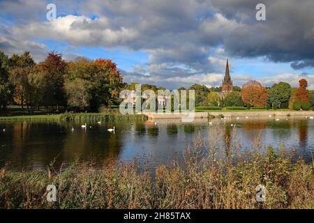 Automne à Clumber Park, dans le Nottinghamshire Banque D'Images