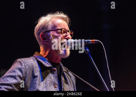 Londres, Royaume-Uni.27 novembre 2021.Billy Bragg termine sa tournée au Royaume-Uni au Roundhouse de Camden.Credit: ernesto rogata/Alay Live News Banque D'Images